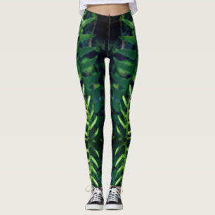 Cool Fern Leaf Print op Leggins Leggings