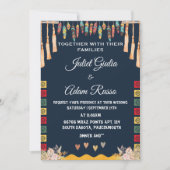 Cool fiesta rustieke moderne elegante mexicaanse b kaart (Voorkant)