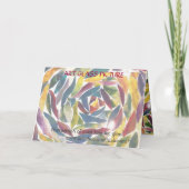 Cool Fine Art Glass Afbeelding Kaart (Achterkant)