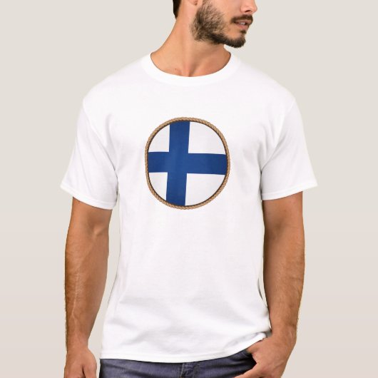 Cool Finland-vlag T-shirt (Voorkant)