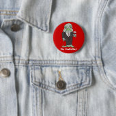 Cool Fish Gifts Custom Button Pin (In situ)