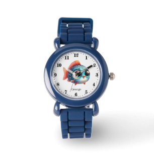 Cool Fish naam jongens toevoegen Watch Horloge