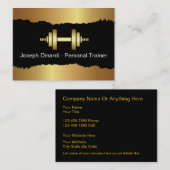 Cool Fitness Trainer Moderne Visitekaartjes (Voorkant / Achterkant)