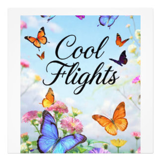 Cool Flights Vlinder Foto Afdruk