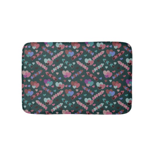 Cool Floral Pattern Badmat (Voorkant)