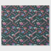 Cool Floral Pattern Cadeaupapier (Vlak)