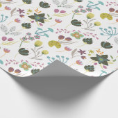 Cool Floral Pattern Cadeaupapier (Hoek)