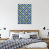 Cool Floral Pattern Canvas Afdruk (Insitu (Slaapkamer))