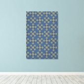 Cool Floral Pattern Canvas Afdruk (Insitu (Houten vloer))