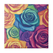 Cool Floral Roos Keramische Tegels voor badkamer v