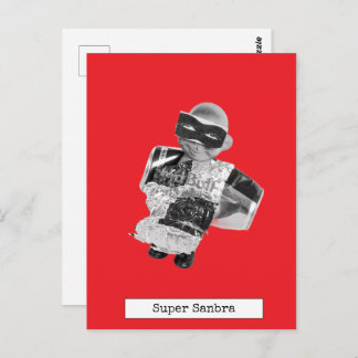 Cool Flying Doll Briefkaart