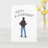 Cool Fonz Joyeux Jours Carte Anniversaire (Fleur jaune)