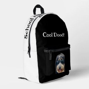 "Cool Food!" Schattigee hond met zonnebril rugzak
