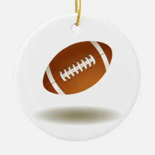 Cool Football Emblem Keramisch Ornament