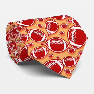 Cool football sportpatroon stropdas