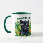 Cool for Cats Jaguar  Eco Humor – ELGIS Mok (Links)