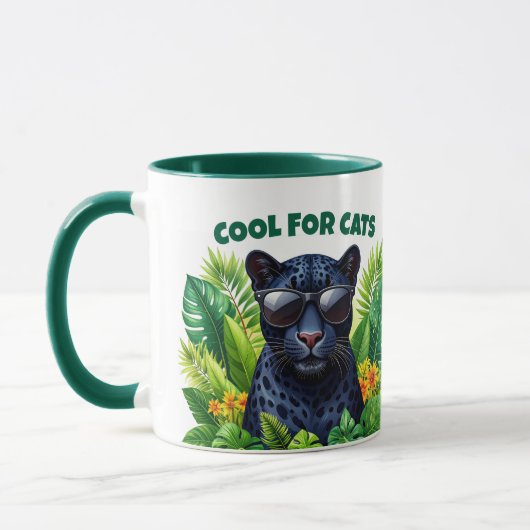 Cool for Cats Jaguar  Eco Humor – ELGIS Mok (Links)