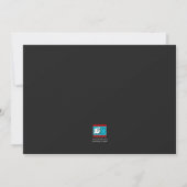 Cool fou Purple & Blue Anniversaire Invitation (Dos)