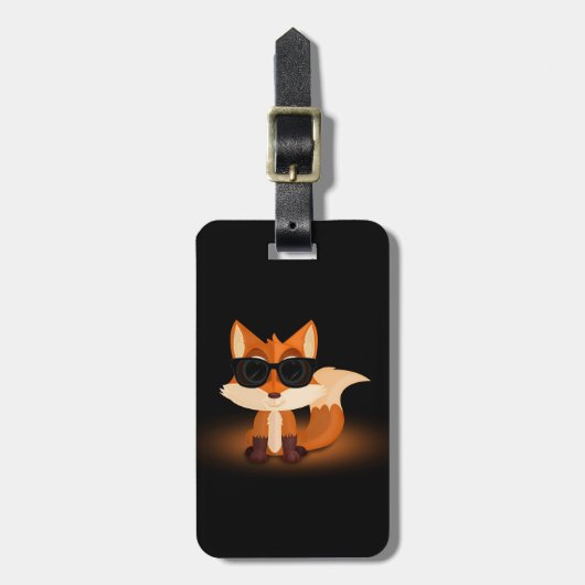 Cool Fox Bagagelabel (Voorkant verticaal)