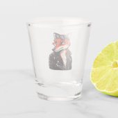 Cool Fox -  dier Shot Glas (Achterkant)