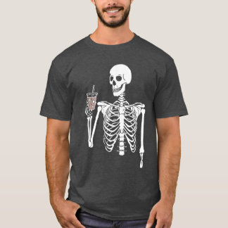 Cool frame met feestbrillen op grappige Hallowe T-shirt