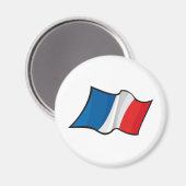 Cool France Flag Magneet (Voorkant / Achterkant)