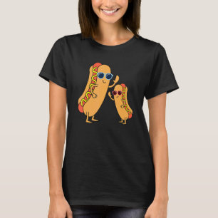 Cool Franks Sausages Weiner Fast Food Sunbril H T-shirt