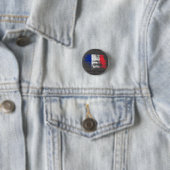 Cool French flag design Ronde Button 3,2 Cm (In situ)