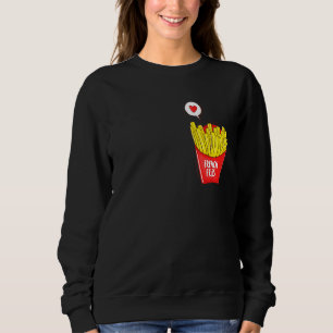 Cool French Fries Pocket Novelty Graphic Tees Cool