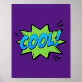 Cool! Fresh Pop Art Comic Expression Poster (Voorkant)