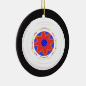 Cool Frisbee Keramisch Ornament (Rechts)