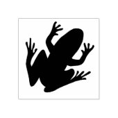 Cool Frog Silhouet Rubberstempel (Afrduk)