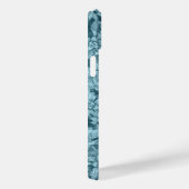 Cool Frosty Foliage-Turquoise Case-Mate iPhone Case (Achterkant / Rechts)