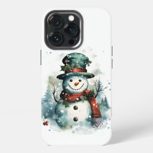 ❄️📱 Cool Frosty Snowman iPhone Case❄️ 13 Pro Hoesje