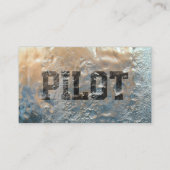 Cool Frozen Ice Pilot/Aviator Visitekaartje (Voorkant)