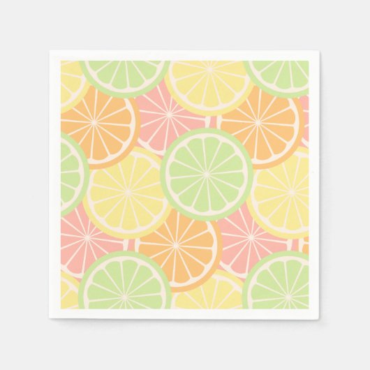 Cool Fruity Summer Birthday Party Supplies Servetten (Voorkant)