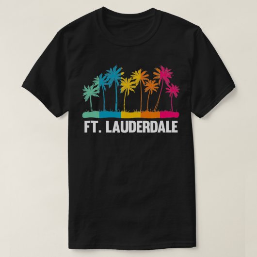 Cool FT Lauderdale Beach Florida Unique Beach Cool T-shirt (Design voorkant)