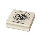 Cool 'Fueled by fire, sterk als een draak, push on Rubberstempel (Stempel)