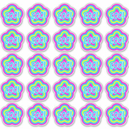 Cool Fun Colorful Teacher Reward Commentaar Sticke Sticker