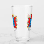 Cool Fun Comic Book Pop Art Style BAM! Glas (Rechts)