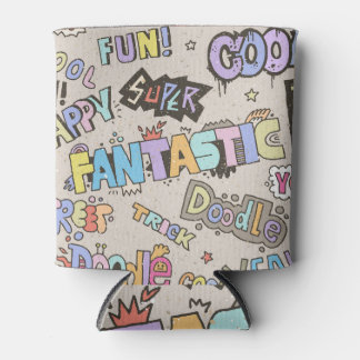 Cool Fun Doodle Lettering Blikjeskoeler