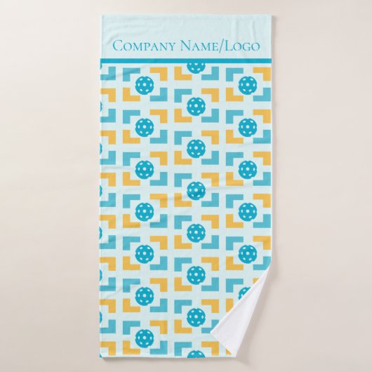 Cool Fun Pickleball Patterned (Serviette de bain)