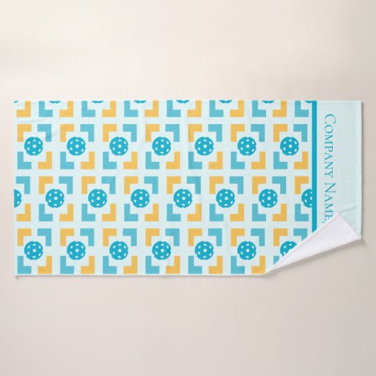Cool Fun Pickleball Patterned (Serviette de bain)