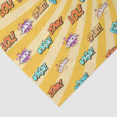 Cool Fun Teenage Woorden Tissuepapier (Detail)