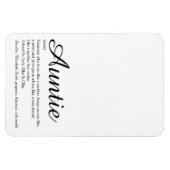 Cool Fun World's Best Ever tante Definition Magneet (Horizontaal)