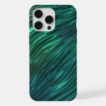 Cool Funky Donker Teal Blauw Groen 3D Kunstpatroon