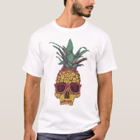 Cool Funky Geek Pineappel Punk Aangepaste Kleur