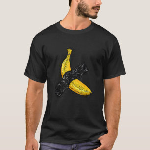 Cool Funny Banana gemonteerd met kleefband Graph T-shirt