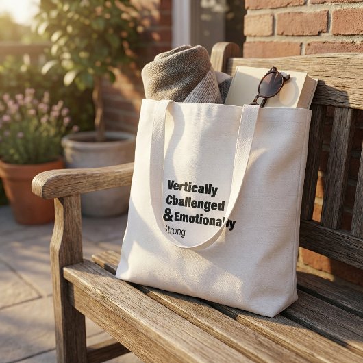 Cool funny black and white minimalist typography draagtas