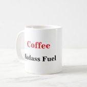 Cool Funny Coffee Lover Gezegde Koffiemok (Voorkant links)